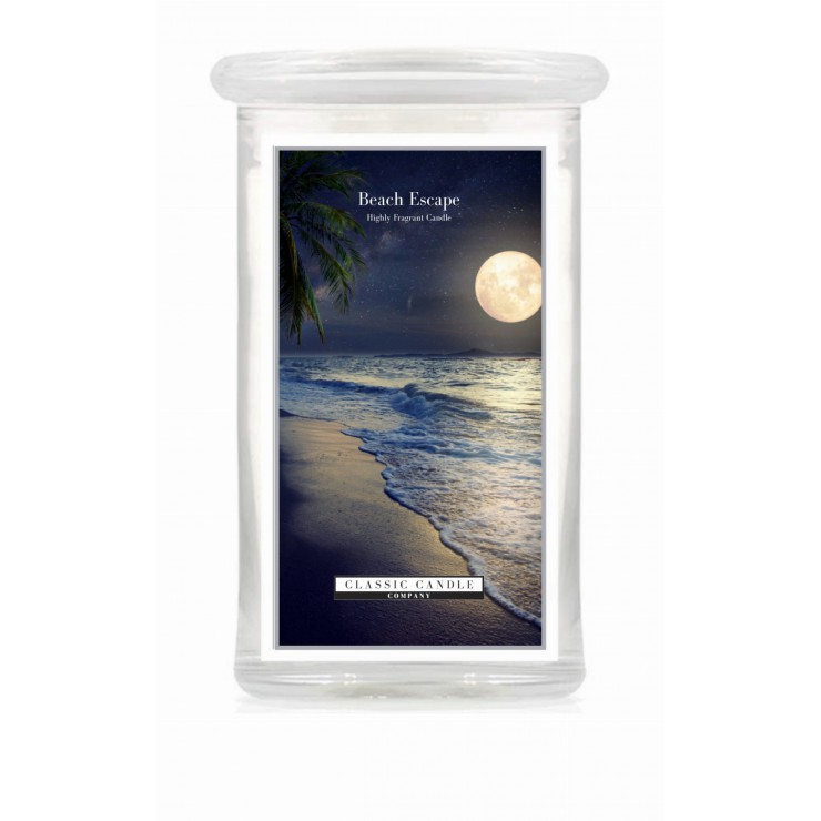 Duża świeca Beach Escape Classic Candle