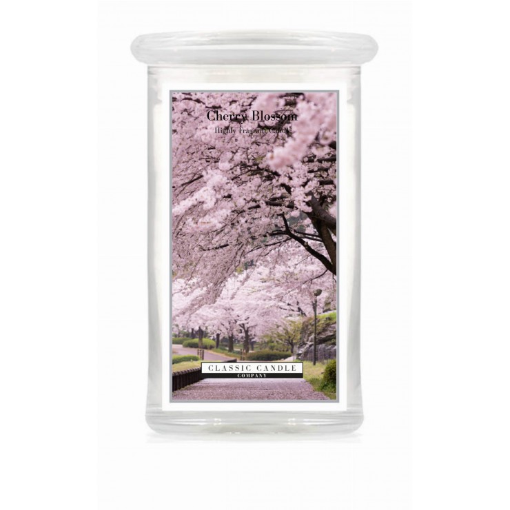 Duża świeca Cherry Blossom Classic Candle