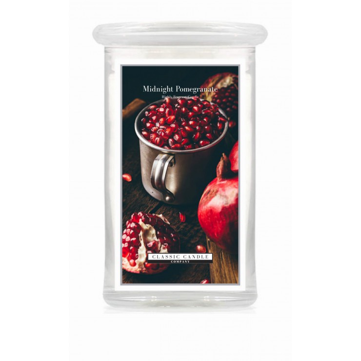 Duża świeca Midnight Pomegranate Classic Candle
