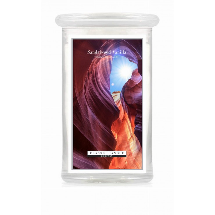 Duża świeca Sandalwood Vanilla Classic Candle Duża świeca Sandalwood Vanilla Classic Candle