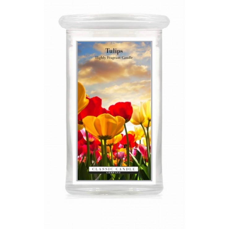 Duża świeca Tulips Classic Candle