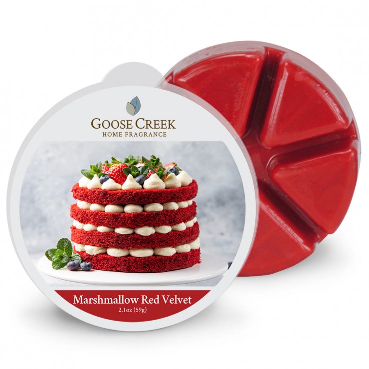 Wosk zapachowy Marshmallow Red Velvet Goose Creek Candle