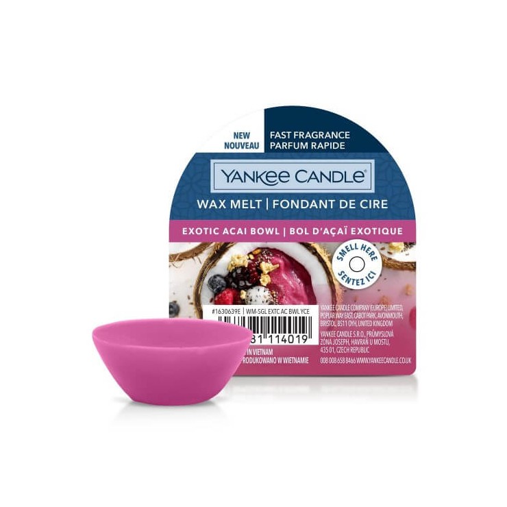 Wosk Exotic Acai Bowl  Yankee Candle