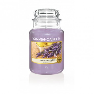 Duża świeca Lemon Lavender Yankee Candle