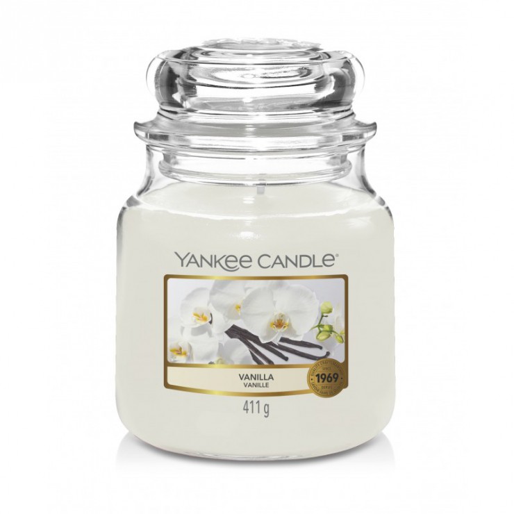 Średnia świeca Vanilla Yankee Candle