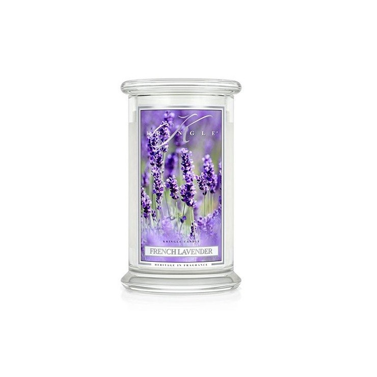 Duża świeca French Lavender Kringle Candle