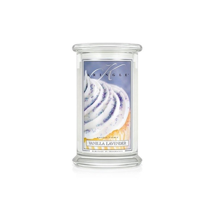 Duża świeca Vanilla Lavender Kringle Candle