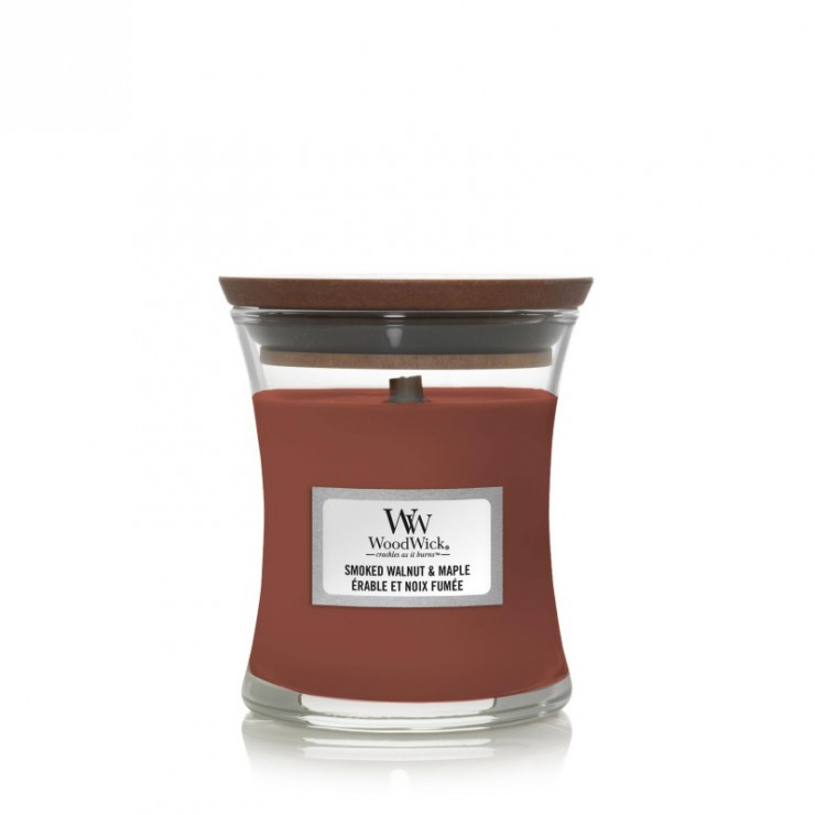 Mała świeca Smoked Walnut & Maple Woodwick Mała świeca Smoked Walnut & Maple Woodwick