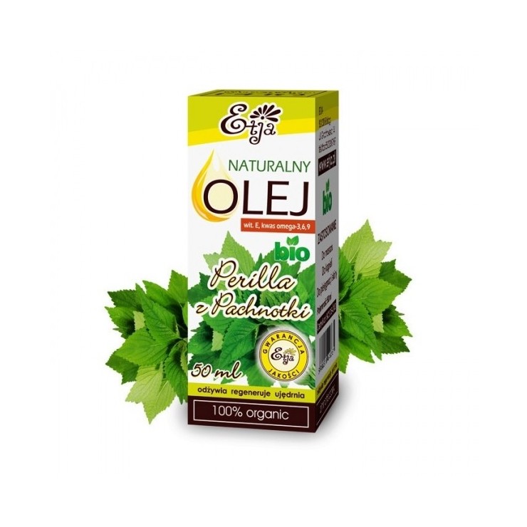 Naturalny olej perilla z pachnotki BIO Etja Naturalny olej perilla z pachnotki BIO Etja