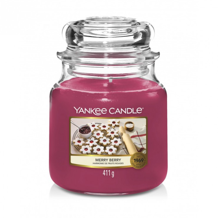 Średnia świeca Merry Berry Yankee Candle Średnia świeca Merry Berry Yankee Candle