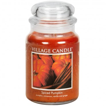 Duża świeca Spiced Pumpkin Village Candle