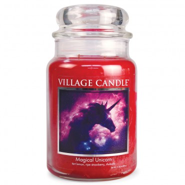 Duża świeca Magical Unicorn Village Candle
