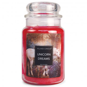 Duża świeca Unicorn Dreams Village Candle