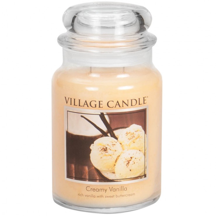 Duża świeca Creamy Vanilla Village Candle