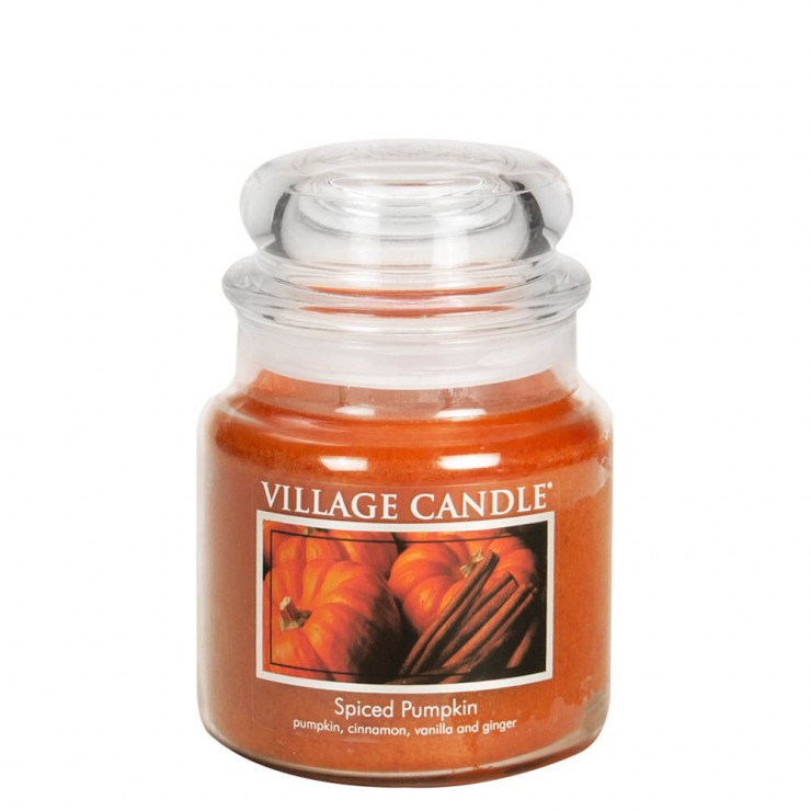 Średnia świeca Spiced Pumpkin Village Candle Średnia świeca Spiced Pumpkin Village Candle