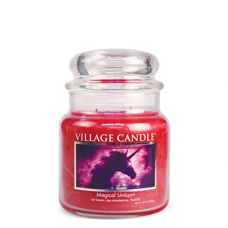 Średnia świeca Magical Unicorn Village Candle
