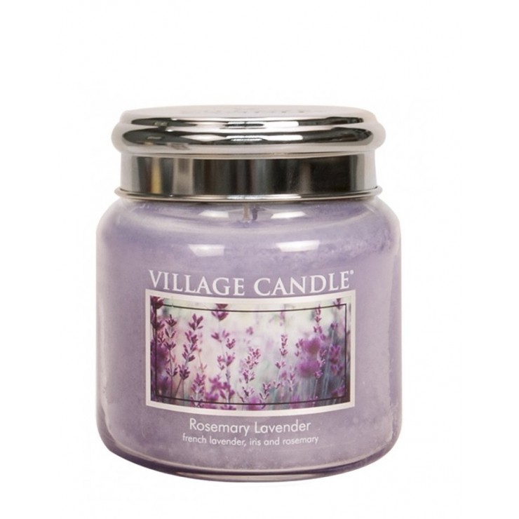 Średnia świeca Rosemary Lavender Village Candle