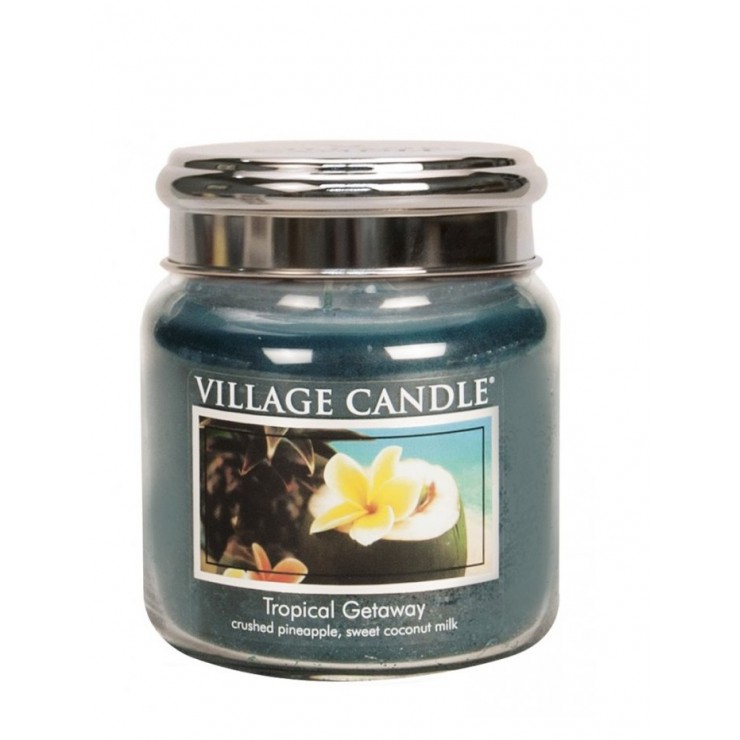 Średnia świeca Tropical Getaway Village Candle