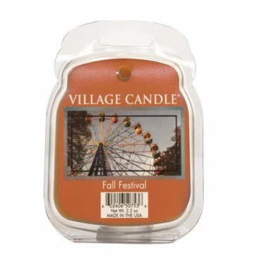 Wosk Fall Festival Village Candle