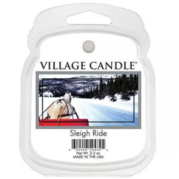 Wosk Sleigh Ride Village Candle