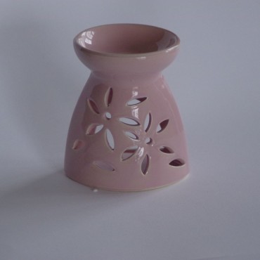 Kominek ceramiczny A4423 różowy