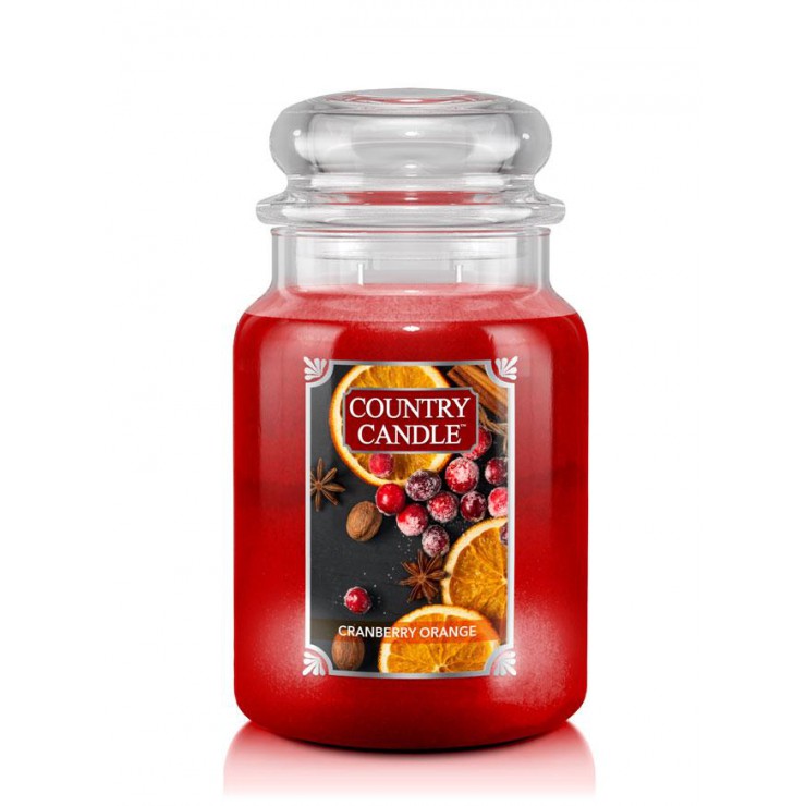 Duża świeca Cranberry Orange Country Candle