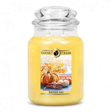 Duża świeca Blessed Day Goose Creek Candle