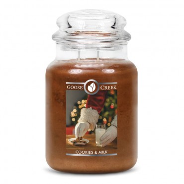 Duża świeca Cookies & Milk Goose Creek Candle