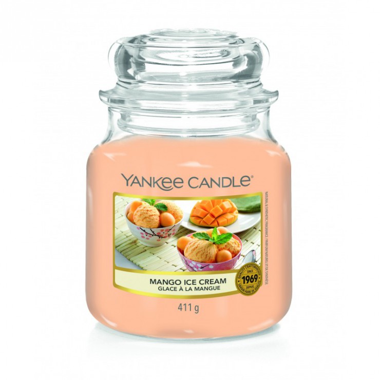 Średnia świeca Mango Ice Cream Yankee Candle