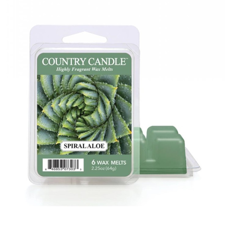 Wosk zapachowy Spiral Aloe Country Candle