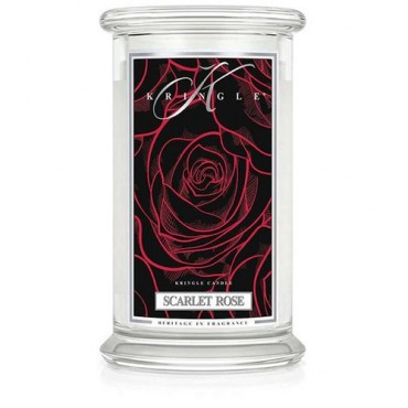 Duża świeca Scarlet Rose Kringle Candle