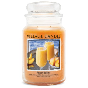 Duża świeca Peach Bellini Village Candle