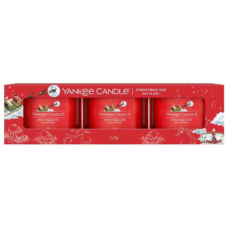 Świece mini 3 pack Christmas Eve Yankee Candle