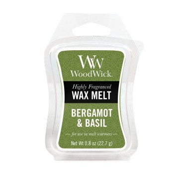 Wosk zapachowy Bergamot and Basil WoodWick