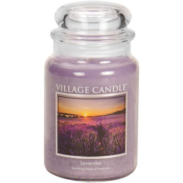 Duża świeca Lavender Village Candle