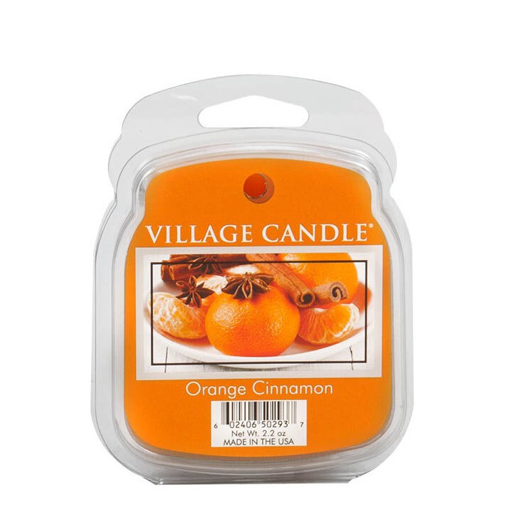Wosk Orange Cinnamon Village Candle
