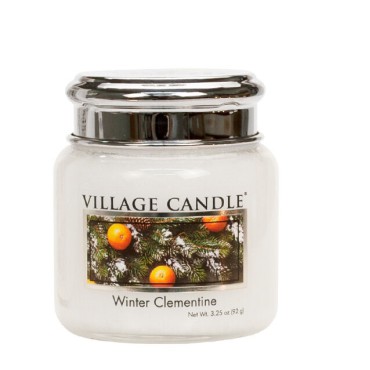 Mała świeca Winter Clementine Village Candle