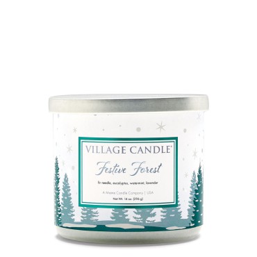 Tumbler Holly Festive Forest Village Candle