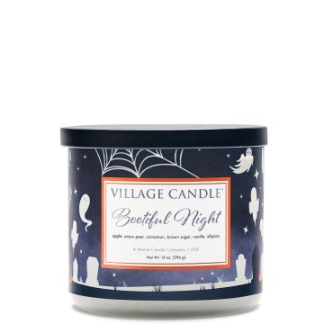 Tumbler Holly Bootiful Night Village Candle