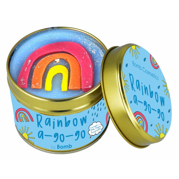Świeca zapachowa w puszce Rainbow A Go Go Bomb Cosmetics Świeca zapachowa w puszce Rainbow A Go Go Bomb Cosmetics