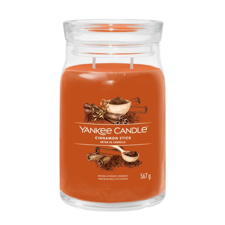 Duża świeca Signature Cinnamon Stick Yankee Candle