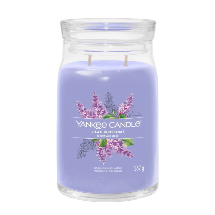 Duża świeca Signature Lilac Blossom Yankee Candle