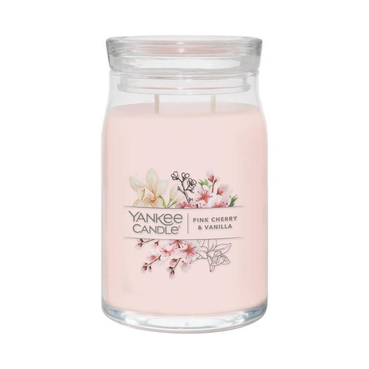 Duża świeca Signature Pink Cherry & Vanilla Yankee Candle