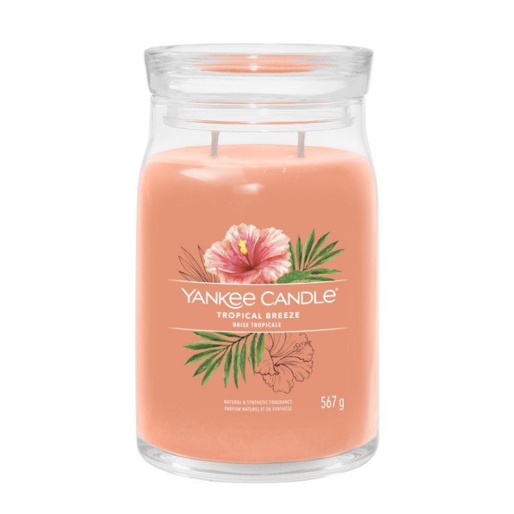 Duża świeca Signature Tropical Breeze Yankee Candle