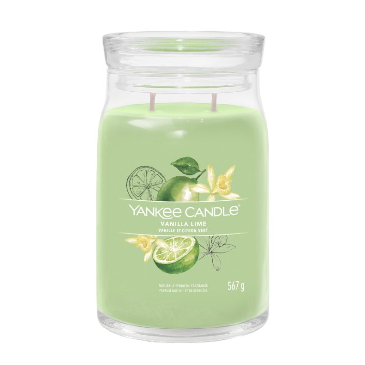 Duża świeca Signature Vanilla Lime Yankee Candle