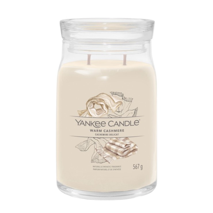 Duża świeca Signature Warm Cashmere Yankee Candle