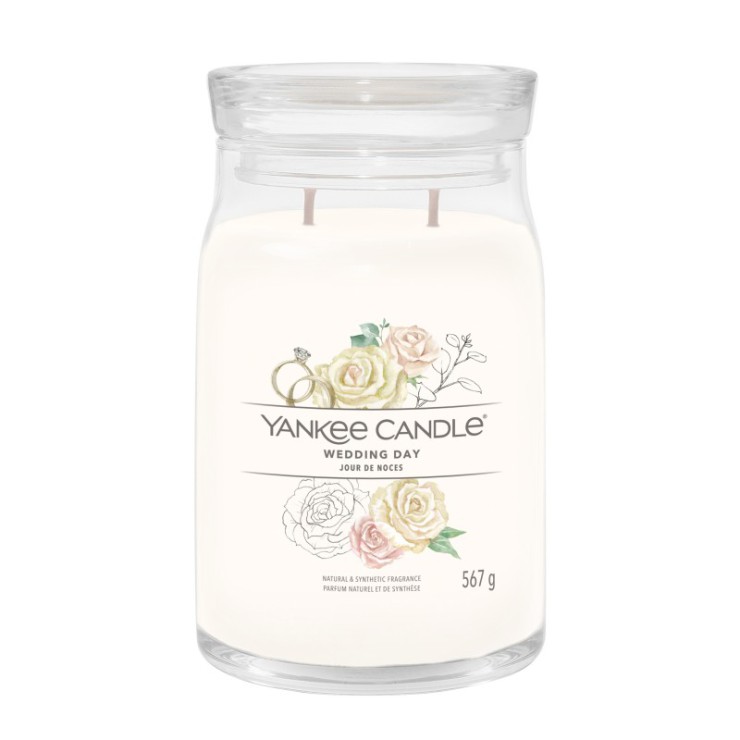 Duża świeca Signature Wedding Day Yankee Candle