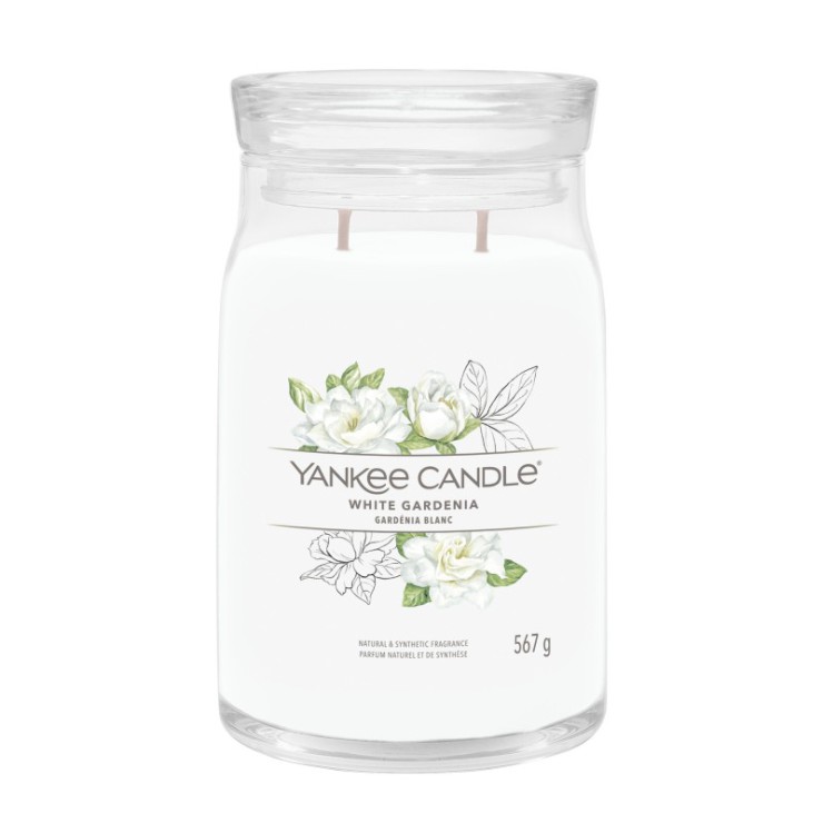 Duża świeca Signature White Gardenia Yankee Candle