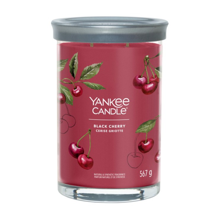 Duży tumbler Signature Black Cherry Yankee Candle