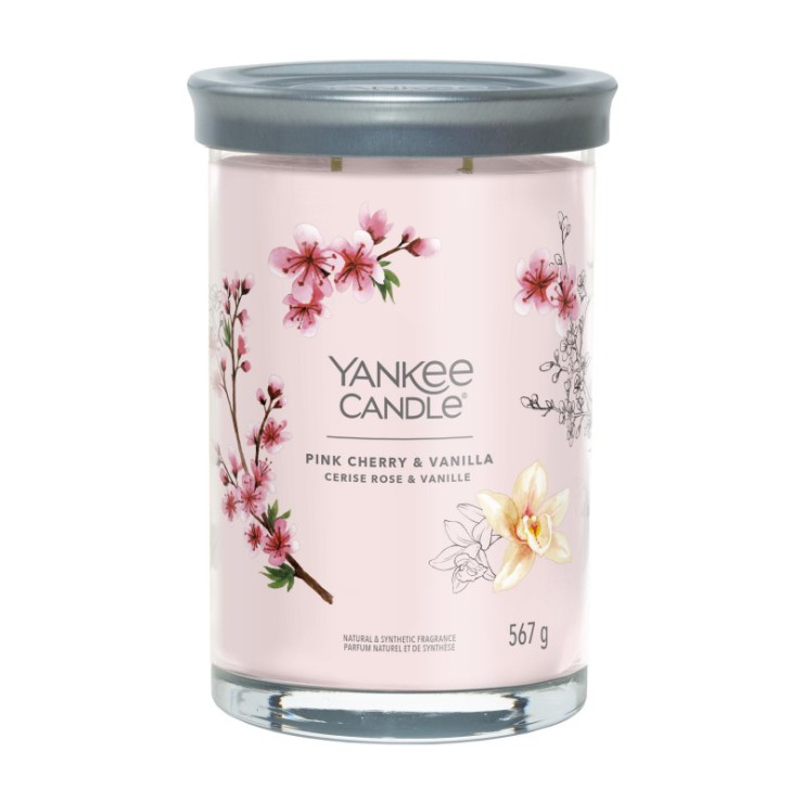 Duży tumbler Signature Pink Cherry & Vanilla Yankee Candle